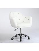 Chair on wheels White BFHC830K