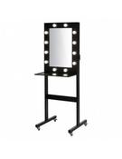Mobile Makeup Stand Black