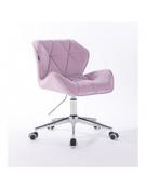 Hroove Chair On Wheels - Lavender Velour BFHR111K