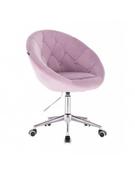Hroove Salon Chair On Wheels - Lavender BFHR8516CK image