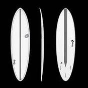 Torq 7’6” Fun, White &amp; Carbon Strip