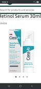Cerave resurfacing  retinol serum