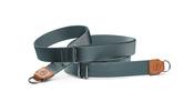 Leica Carrying Strap, Fabric, Leather, Cognac - Petrol image