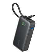 Anker Nano Power Bank 30W 10,000mah Built In USB C Cable - Black image