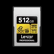 Lexar Professional GOLD CFexpress 4.0 Type A Card 512GB image