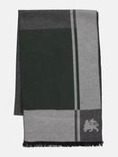 LERROS Men's Scarf Green Block Design