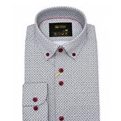 6th Sense Long Sleeve Shirt - Wine Print image