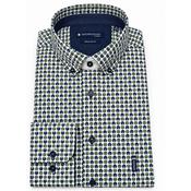 Giordano Long Sleeve Shirt  graphic Green Print image