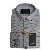 6th Sense Long Sleeve Shirt-Blue Green Print image