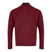 Kessler 1/4 Zip Sweater-Burgundy
