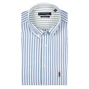 Giordano  Long Sleeve Shirt - Blue Stripe