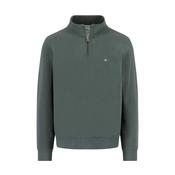 Fynch Hatton 1/4 Zip Sweater - Dark Ivy image