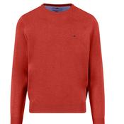 Fynch-Hatton Crew Neck Sweater- Spice red