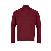 Kessler 1/4 Zip Sweater-Burgundy