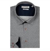 Giordano  Long Sleeve Shirt -Twill graphic print Navy image