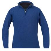 Kessler Merino Wool Blend 1/4 Zip Sweater - Blue image