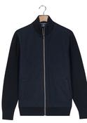 Baileys Full Zip Cardigan-Navy