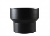 Vitreous Matt Black 150mm to 125mm Reducer image