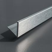 Chrome Brushed 10mm Straight Edge 8ft image