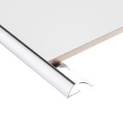 Chrome Polished 10mm Round Edge 8ft