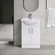 Luca 550mm White Vanity Unit