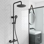 Cascade Round Black 1500mm PVC Hose - Best Price Tiles image