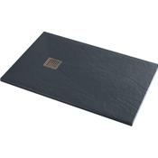 1000x900 Anthracite Slate Shower Tray - Best Price Tiles