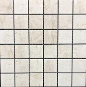 Crema Marfil Mosaic 48mm R-11 a/slip (30×30) - Best Price Tiles image