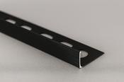 Black Aluminium Trim brushed 10mm - Best Price Tiles