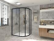 Black Series 2 Door Offset Quadrant 1200mm x 900mm - Best Price Tiles image