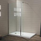 Wetroom Panel 300mm Chrome - Best Price Tiles