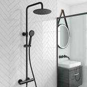 Cascade Round Black 1500mm PVC Hose - Best Price Tiles image