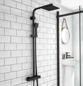 Fusion Square Black 1500mm PVC Hose - Best Price Tiles