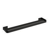 Aqua Black Double Towel Rail - Best Price Tiles image