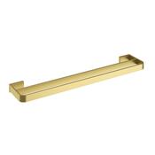 Aqua Double Towel Rail Brushed Brass - Best Price Tiles image