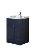 Rome 600 Dark Blue Unit &amp; Basin (Floor Standing) - Best Price Tiles