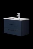 Siena 800 Axel Blue Unit &amp; Basin (Wall Hung) - Best Price Tiles image