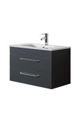 Siena 800 Lead Grey Unit &amp; Basin (Wall Hung) - Best Price Tiles image