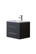 Siena 800 Lead Grey Unit &amp; Basin (Floor Standing) - Best Price Tiles image