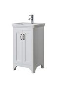 Oxford 500 White Unit &amp; Basin - Best Price Tiles image