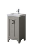Oxford 500 Light Grey Unit &amp; Basin - Best Price Tiles image
