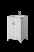 Oxford 600 White Unit &amp; Basin - Best Price Tiles image