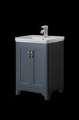Oxford 600 Dark Grey Unit &amp; Basin - Best Price Tiles image