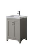 Oxford 600 Light Grey Unit &amp; Basin - Best Price Tiles image