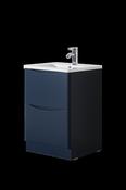 Hudson 600 Blue Unit &amp; Basin (Floor Standing) - Best Price Tiles image