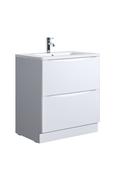 Hudson 800 White Unit &amp; Basin (Floor Standing) - Best Price Tiles