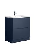 Hudson 800 Blue Unit &amp; Basin (Floor Standing) - Best Price Tiles