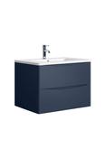 Hudson 800 Blue Unit &amp; Basin (Wall Hung) - Best Price Tiles image
