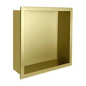 Shower Niche 300mm Brushed Brass - Best Price Tiles