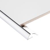 Chrome Polished 10mm Round Edge 8ft - Best Price Tiles